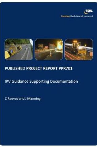 Cover of IPV Guidance Supporting Documentation