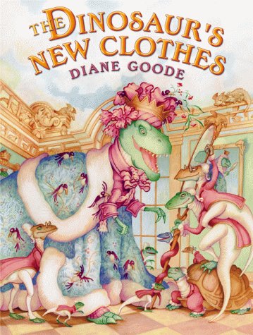 Book cover for The Dinosaur's New Clothes