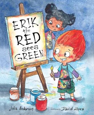 Book cover for Erik The Red Sees Green A Story About Color Blindness