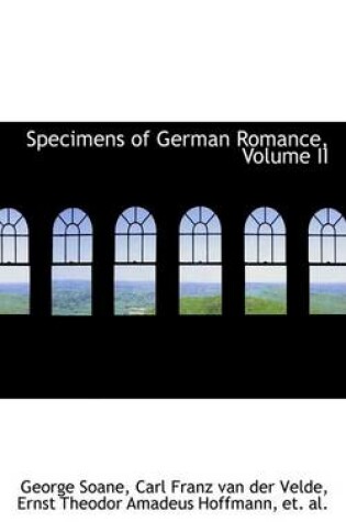 Cover of Specimens of German Romance, Volume II