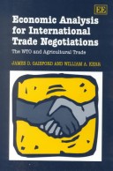 Book cover for Economic Analysis for International Trade Negotiations