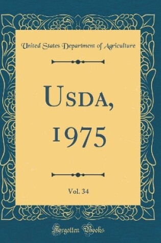 Cover of Usda, 1975, Vol. 34 (Classic Reprint)