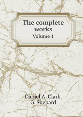 Book cover for The complete works Volume 1