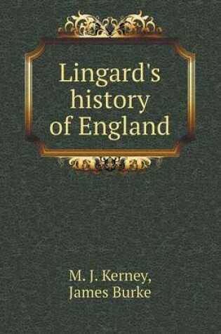 Cover of Lingard's history of England