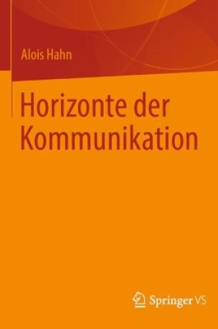 Cover of Horizonte der Kommunikation