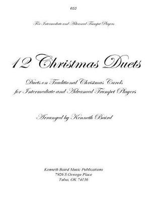 Book cover for 12 Christmas Duets for Trumpets