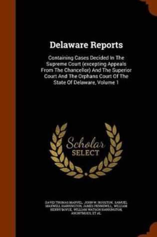 Cover of Delaware Reports