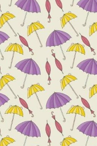 Cover of Journal Notebook Umbrellas Pattern 1