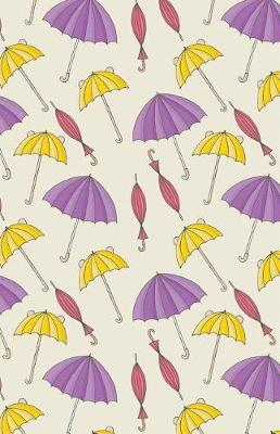 Cover of Journal Notebook Umbrellas Pattern 1