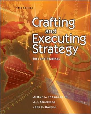 Book cover for Crafting and Executing Strategy: Text and Readings with Online Learning Center with Premium Content Card