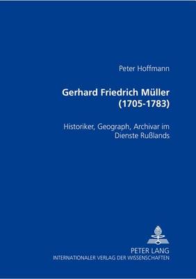 Book cover for Gerhard Friedrich Mueller (1705-1783)