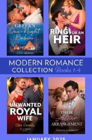 Cover of Modern Romance January 2025 Books 1-4