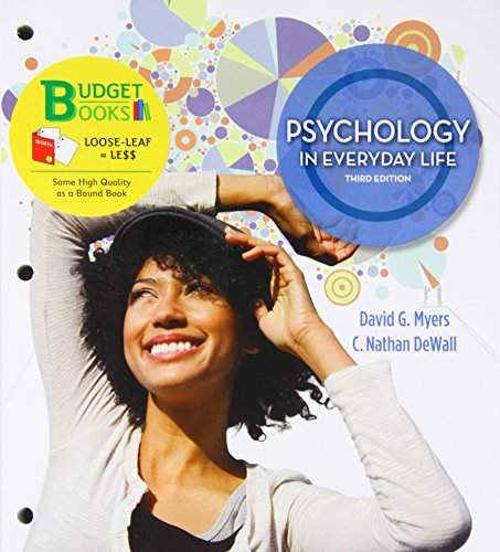 Book cover for Loose-Leaf Version for Psychology in Everyday Life