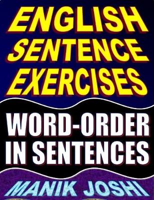 Book cover for English Sentence Exercises: Word-order In Sentences