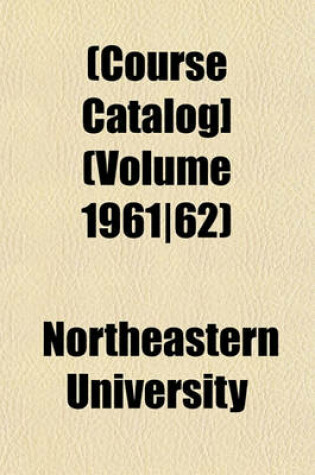 Cover of [Course Catalog] Volume 1961/62