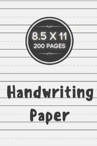 Cover of Handwriting Paper 200 Pages