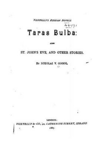 Cover of Taras Bulba, Also St. John's Eve, and Other Stories
