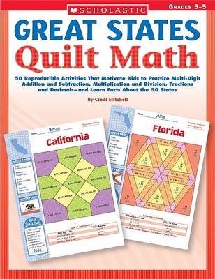 Book cover for Great States Quilt Math