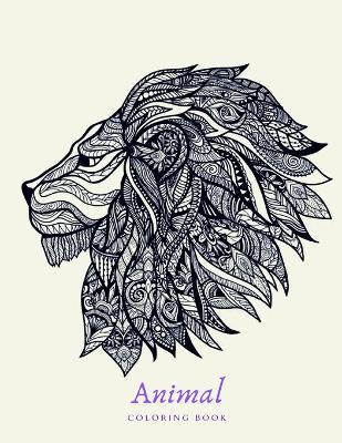 Book cover for Animal Coloring Book