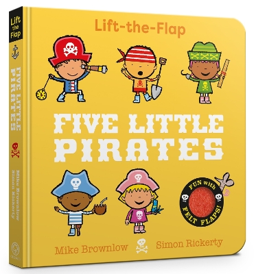 Book cover for Five Little Pirates