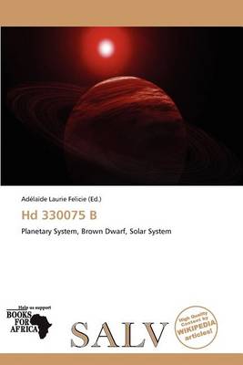 Book cover for HD 330075 B