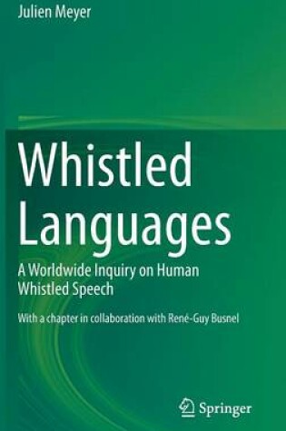 Cover of Whistled Languages