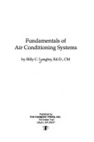 Cover of Fundamentals of Air Conditioning Systems