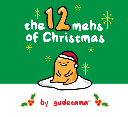 Book cover for The Twelve Mehs of Christmas by Gudetama