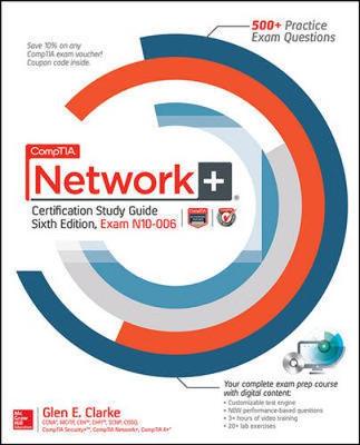 Book cover for CompTIA Network+ Certification Study Guide, Sixth Edition (Exam N10-006)