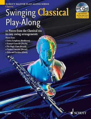 Book cover for Swinging Classical Play-Along Clarinet