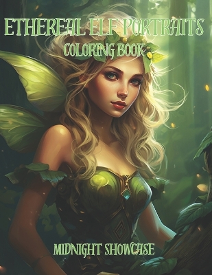 Book cover for Ethereal Elf Portraits Coloring Book