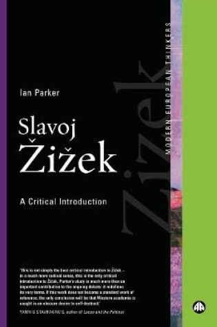 Cover of Slavoj Zizek