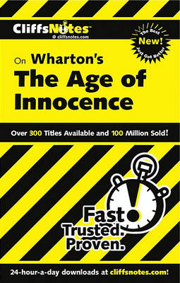 Book cover for CliffsNotes on Wharton's the Age of Innocence