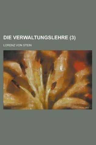 Cover of Die Verwaltungslehre (3)