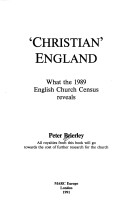 Book cover for Christian England