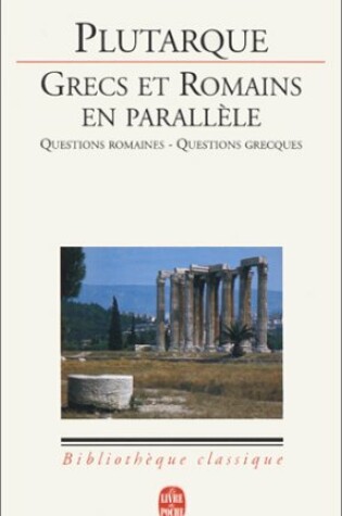 Cover of Grecs ET Romains En Parallele