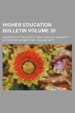Cover of Higher Education Bulletin Volume 20