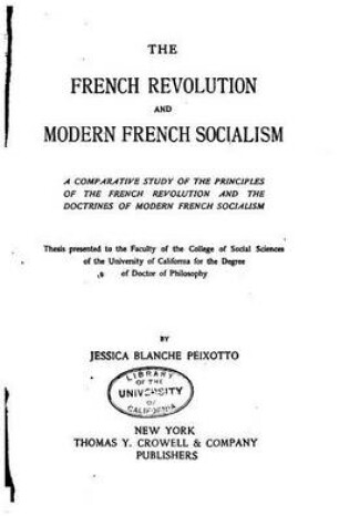 Cover of The French Revolution and Modern French Socialism