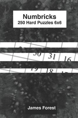 Cover of 250 Numbricks 6x6 hard puzzles