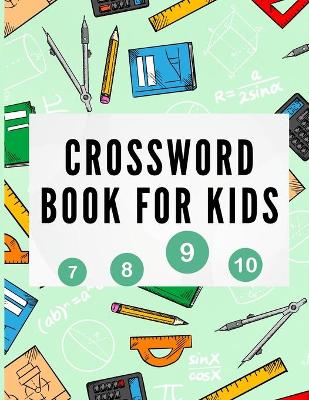 Book cover for Crossword Book for Kids