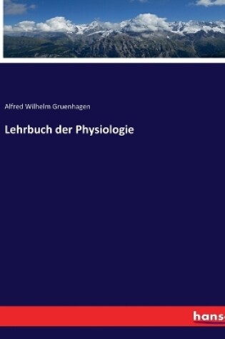 Cover of Lehrbuch der Physiologie