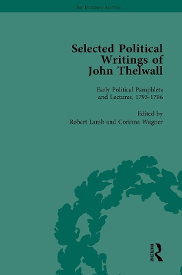 Book cover for Selected Political Writings of John Thelwall Vol 1