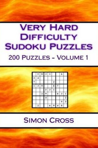 Cover of Very Hard Difficulty Sudoku Puzzles Volume 1