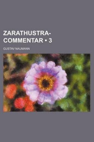 Cover of Zarathustra-Commentar (3)