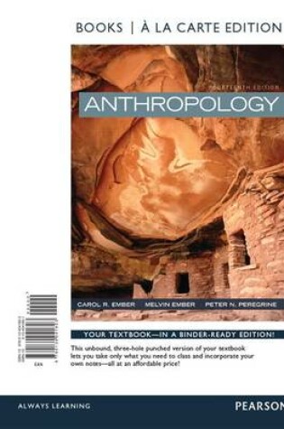 Cover of Anthropology, Books a la Carte Edition Plus New Mylab Anthropology for Anthropology -- Access Card Package