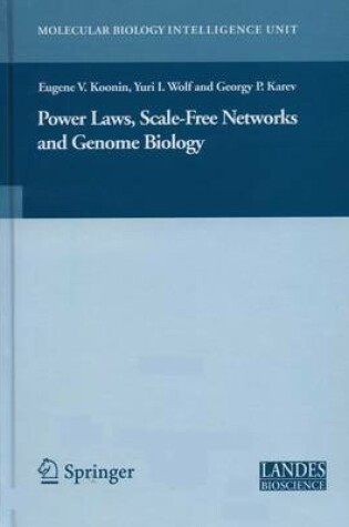 Cover of Power Laws, Scale-Free Networks and Genome Biology