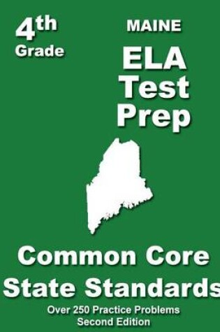 Cover of Maine 4th Grade ELA Test Prep