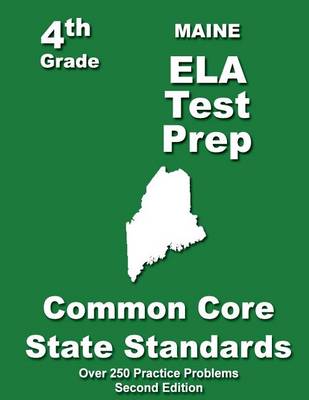 Book cover for Maine 4th Grade ELA Test Prep