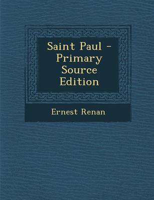 Book cover for Saint Paul - Primary Source Edition