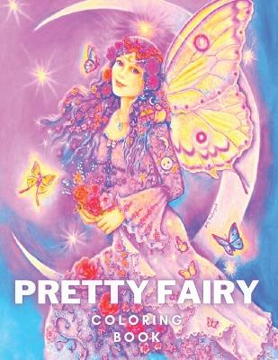 Book cover for Pretty Fairy Coloring Book